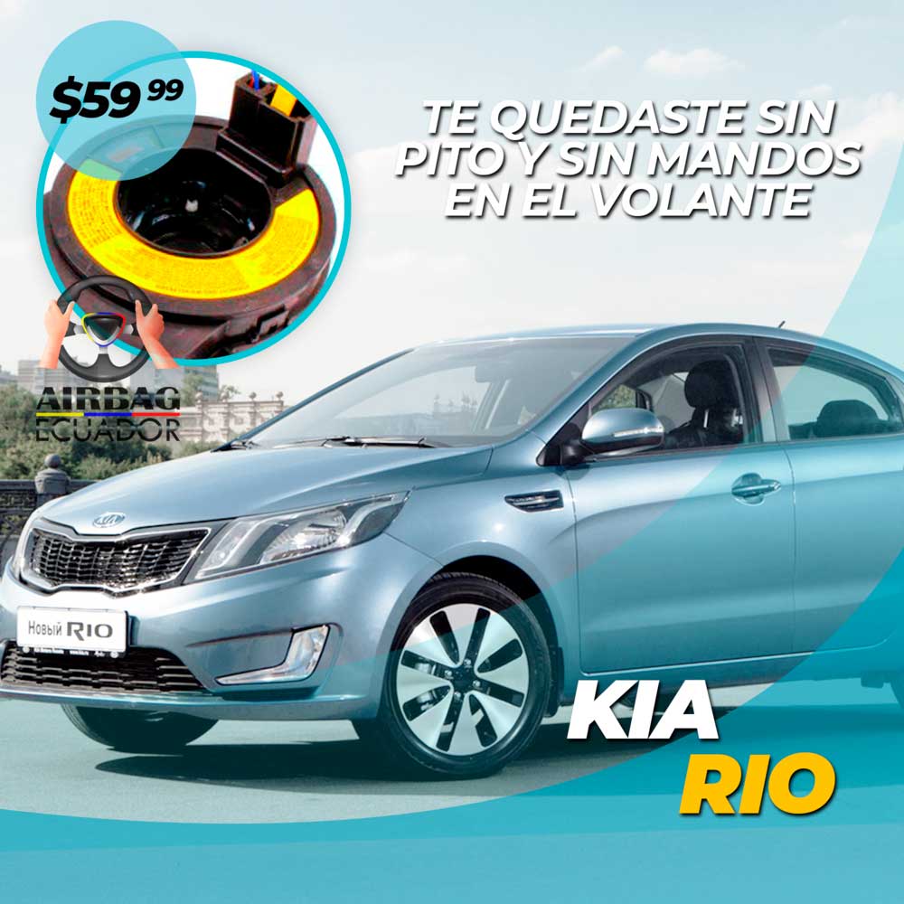 Cinta Pito Volante Kia Rio AIRBAG ECUADOR