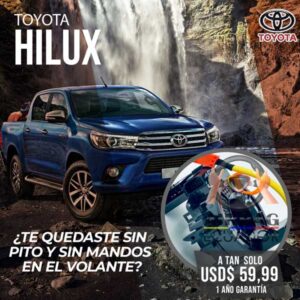 Cinta airbag para pito volante Toyota Hilux