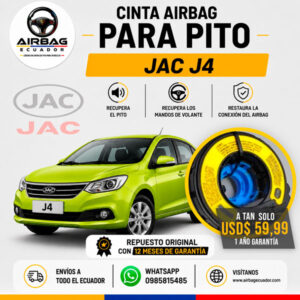 Cinta Airbag para pito del volante Jac J4