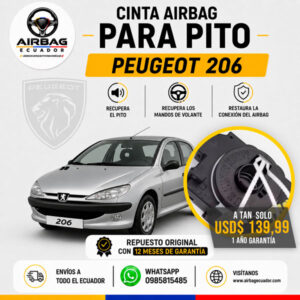 clock spring Peugeot 206