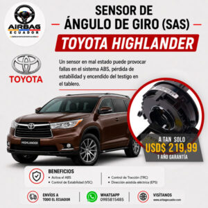 sensor sas toyota highlander