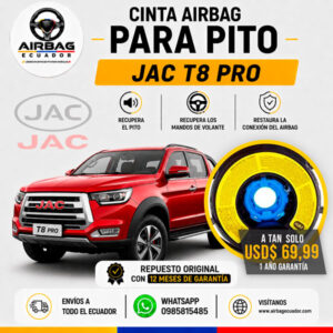 clock spring jac t8 pro
