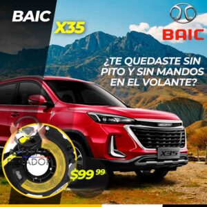 Cinta airbag para pito volante Baic X35