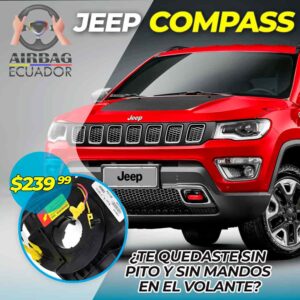 Cinta Airbag para pito Volante Jeep Compass con sensor