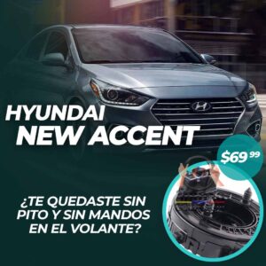 Cinta airbag para pito volante Hyundai New Accent