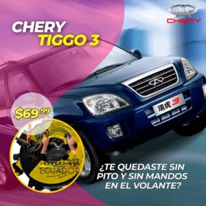 Cinta Airbag para pito del volante Chery Tiggo 3
