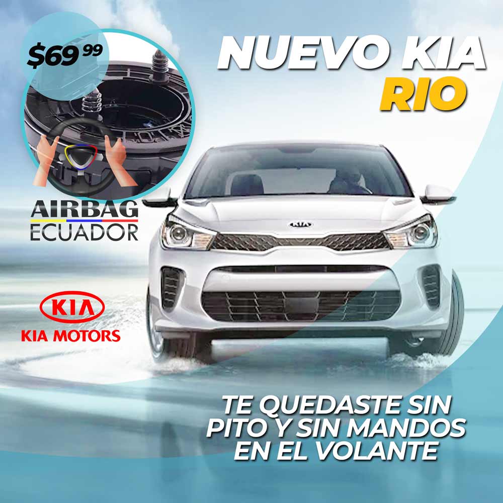 Cinta Airbag para pito Volante Nuevo Kia Rio