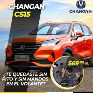 Cinta airbag para pito volante Changan CS15