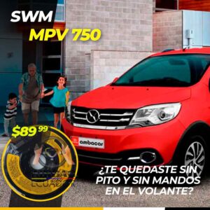 Cinta airbag para pito volante SWM MPV 750