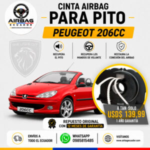 clock spring Peugeot 206cc