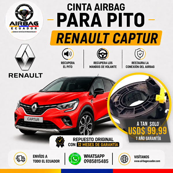clock spring Renault Captur