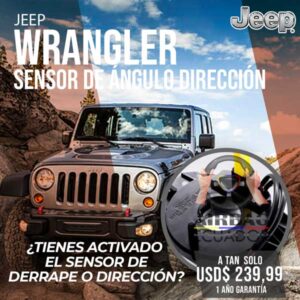 sensor de angulo de dirección jeep wrangler