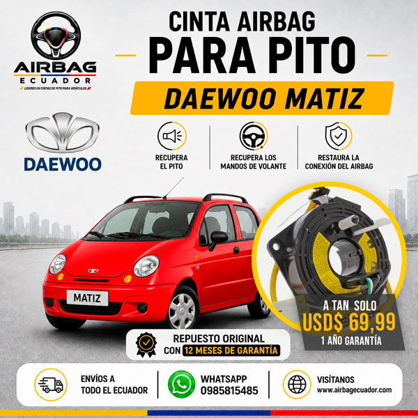 clock spring Daewoo Matiz