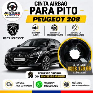 clock spring peugeot 208